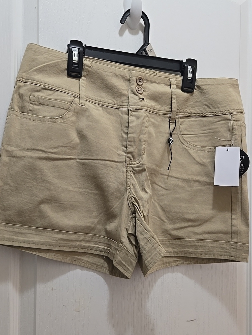 Royalty For Me Beige High-Rise Bermuda Shorts